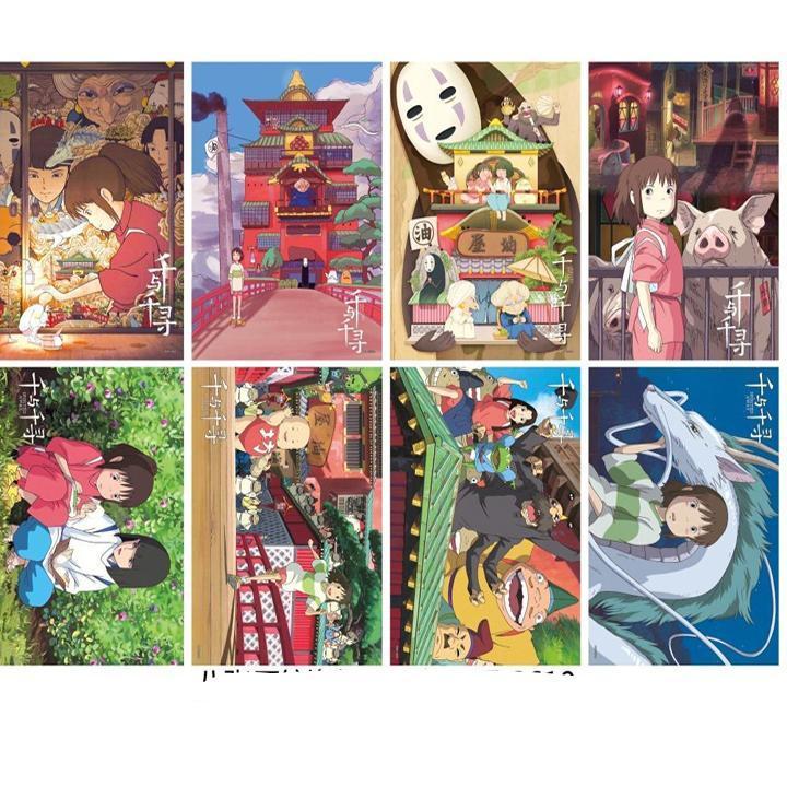 Poster Spirited Away Vùng đất linh hồn Sen to Chihiro no Kamikakushi A3  tranh treo album ảnh in hình anime chibi đẹp 