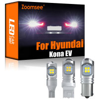 Zoomsee 2Pcs White Reverse LED For Hyundai Kona EV 2019 2020+ Canbus Exterior Backup Light No Error Rear Tail Bulb Vehicle Lamp