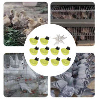 Automatic Bird Waterer PP Material Automatic Bird Drinker Cups with Tee for Parrots for Pigeon for Pet Bird