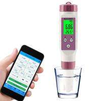 7 In 1 Temp ORP EC TDS Salinity S.G PH Meter ออนไลน์ตัวทดสอบคุณภาพน้ำควบคุมแอพสำหรับดื่มห้องปฏิบัติการพิพิธภัณฑ์สัตว์น้ำ