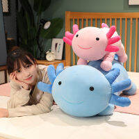 น่ากอด Axolotl Newt ของเล่นตุ๊กตาที่มีสีสันซาลาแมนเดอร์ S Quishy ตุ๊กตายัดไส้ Huggable สัตว์หมอนเอาใจของขวัญเด็กประดับห้อง