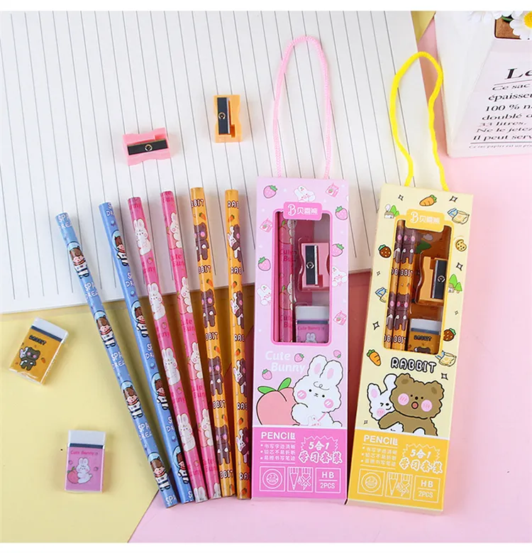 Creative Stationery Set Student Prize Cute Stationery 8-Piece