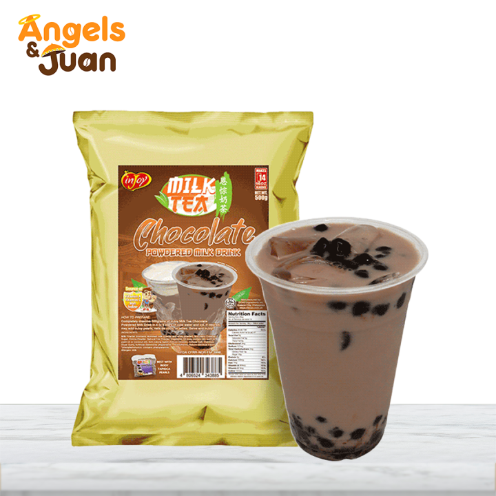 Injoy Chocolate Powdered Milk Tea Drink 500g 