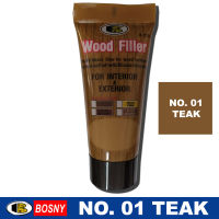 Wood Filler สีโป๊วไม้ Bosny ขนาด250กรัม