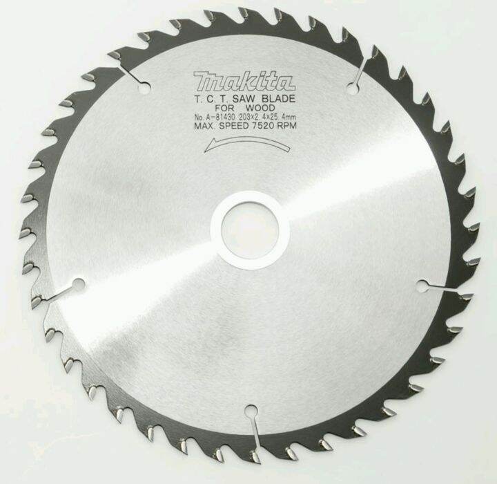 makita-accessories-saw-blade-for-wood-part-no-a-81430-size-203-mm-25-4-mm-2-4-mm-40t-ใบเลื่อยวงเดือน-ตัดไม้-ขนาด-8-นิ้ว-รู-25-4-มิล-หนา-2-4-มิล-จำนวนฟัน-40-ฟัน-ยี่ห้อ-มากีต้า