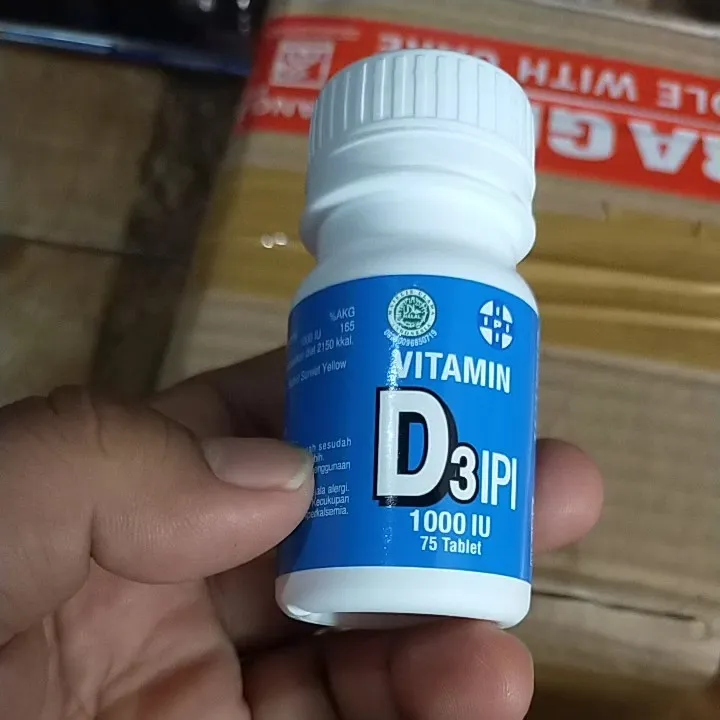 Vitamin D3 1000 IU ipi isi 75 Tablet Lazada Indonesia