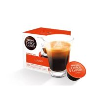 NESCAFE DOLCE GUSTO แคปซูลกาแฟ LUNGO ลุงโก แคปซูลกาแฟคั่วบด 16 แคปซูล 1 กล่อง กล่องส้ม