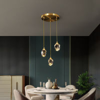 2021 IRALAN Nordic Glass Ball Home Decor Pendant Lights Modern Crystal Led Chandelier Simple Home Decoration Chandelier