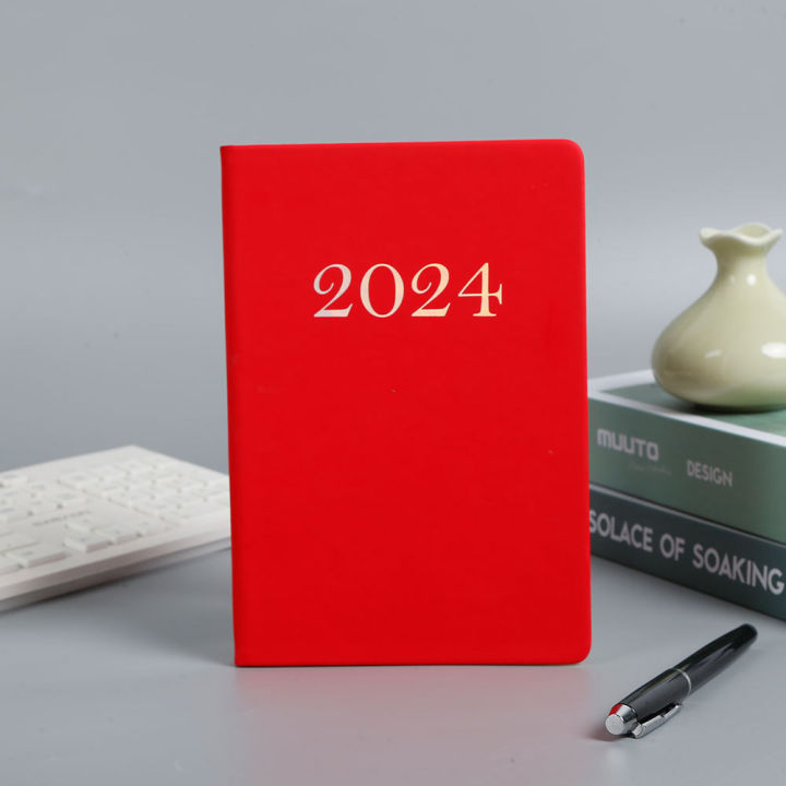 2024-daily-planner-softcover-notebook-2024-daily-planner-student-agenda-wear-resistant-notebook-portable-notepad-notebook-with-recording-function-daily-schedule-planner-english-agenda-notebook-student