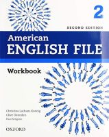 Bundanjai (หนังสือเรียนภาษาอังกฤษ Oxford) New American English File 2nd ED 2 Workbook (P)