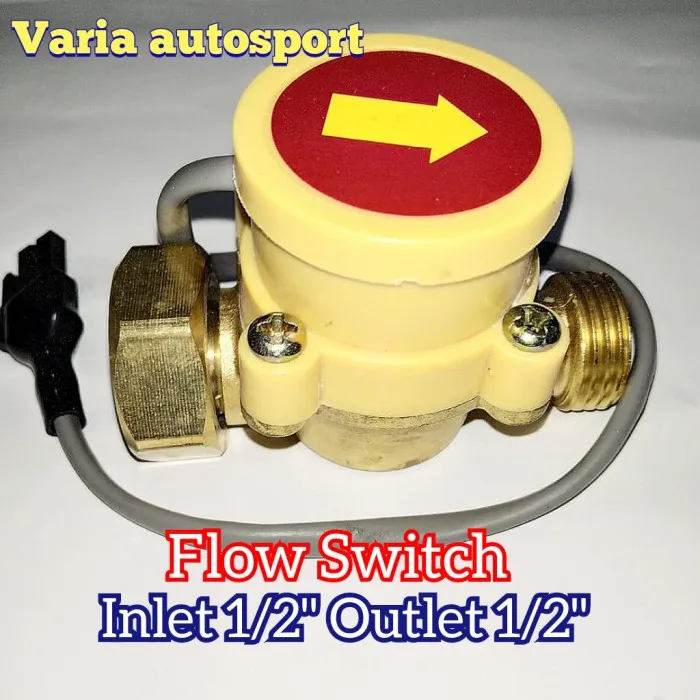 Flow Switch Pompa Air Booster Otomatis Aero 1/2"1/2" Brass Switch