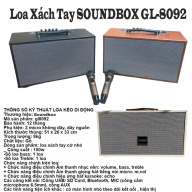 Loa Xách Tay - Loa karaoke di động SOUNDBOX GL-8092 kích thước nhỏ gọn thumbnail