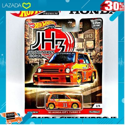 .สินค้าเกรดพรีเมี่ยม คุณภาพดี. รถ hot wheels premium HONDA CITY TURBO II แท้ ล้อยาง [ ของเล่นเสริมทักษะ Kids Toy ].