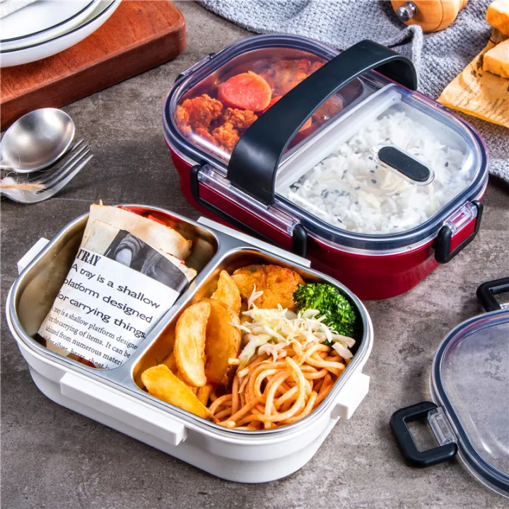 Japanesestyle lunch box304Stainless Steel Bento Box NonOdor