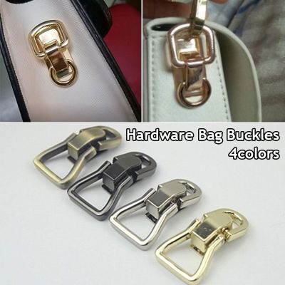 【HOT】♝✗☄ 2pcs Metal Side Buckle New Clip Clasp for Leather Handle Shoulder Accessories