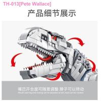 ☑♦◈ Pete Wallace Compatible with lego large blocks of Jurassic dinosaur tyrannosaurus rex model assembled puzzle toys boy gift