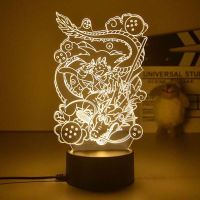 【CW】 Z Figure Goku Lightning Super Saiyan Night Lamp Vegeta Broly Table kids