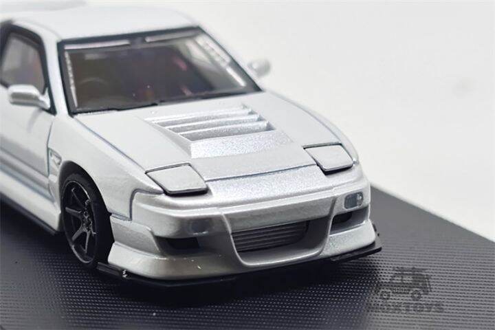 micro-turbo-1-64-nissan-180sx-metallic-white-diecast-model-car