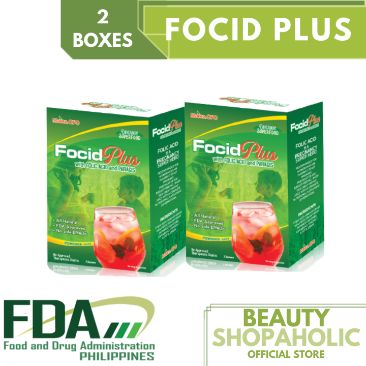 【Buy 1 Take 1】 Focid Plus 7 sachets w/ PARAGIS Mix for pregnancy juice ...