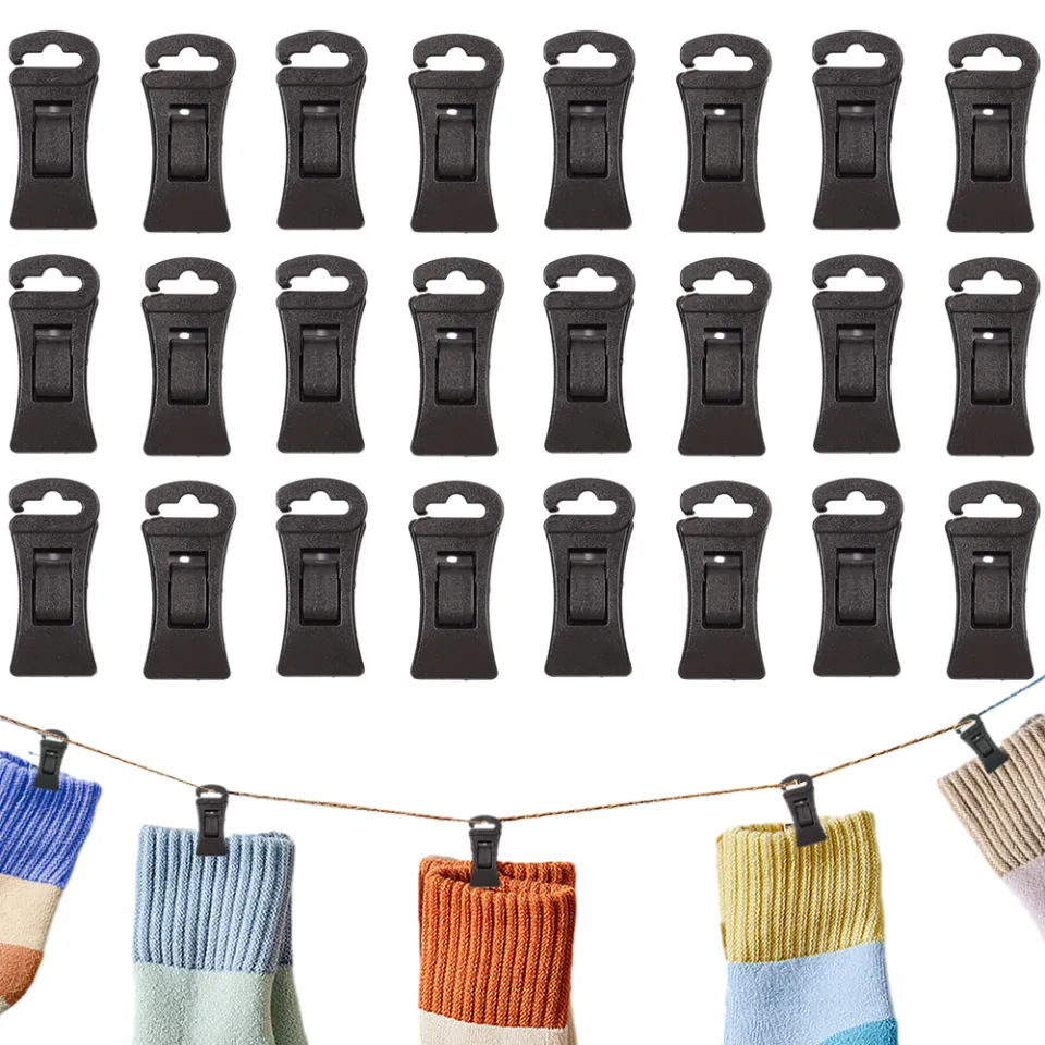 10/5/1pcs Sock Clips For Laundry Portable Strong Clothes Pins  Multifunctional Clip For Washing Socks Socks Hanger Drying Rack