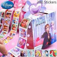 200Pcs Sticker Toys for Girl Gift Children Cartoon Frozen Baby girl Stickers girls book toys Reward Stickers Encourage Labels Roll for Kids Motivational Sticker