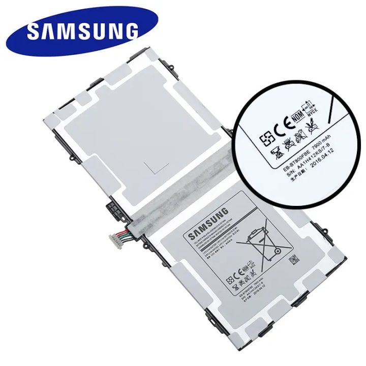 ซัมซุง-โน๊ต-battery-for-samsung-galaxy-tab-s-10-5-sm-t805-t800-t801-t805-genuine-tablet-battery-eb-bt800fbc-7900mah-แบตเตอรี่-แท็บแล็ด-ต้นฉบับ-แท้จริง-แบตเตอรี่-แบต