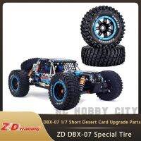 ZD ยาง DBX-07 1/7บัตรสั้นทะเลทรายบัตร Off-Road ยางจับยานพาหนะอัพเกรดยาง8642/8643รถ RC