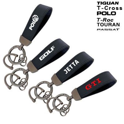 Top Layer leather Key Chain Car Accessories for vw GOLF polo TIGUAN PASSAT JETTA touran Towels