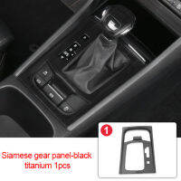 Car For KAROQ interior decorative cover black titanium silver chrome molding trim