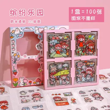 Cute Character Sticker Gift Box  Kawaii stickers, Cute stickers, Journal  stickers