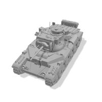 Ssmodel 72571 V1.7 172 3D พิมพ์เรซิ่น Model Kit British infantry TANK MK IIA MATILDA III(A12)