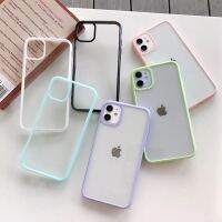 [พร้อมส่ง] เคสใส ปลอกสำหรับ iPhone 11 12 13 Pro Max X XS Max 12Pro 13Pro 11 Pro max 12 Pro Max 13Pro Max 7 8 Plus SE ที่เรียบง่ายสวยงามและมีสีสันโทรศัพท์กรณีล้าง TPU Soft ฝาครอบป้องกัน สีลูกกวาด