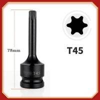 อะแดปเตอร์ไดรฟ์ซ็อกเก็ตกระแทกข้อต่อไขควง1/2 Hex Torx T100 T20หัวสกรูท็อกชุดประแจพกพาดอกไม้