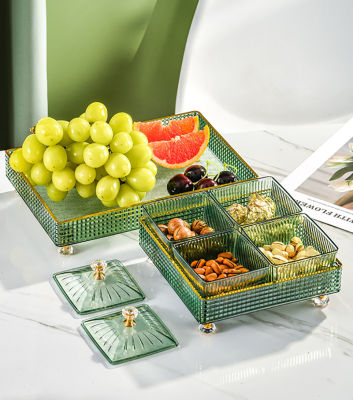 Porch Room Tray Compartmentalized Style Tea Candy Living Box Home Fruit