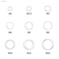 ☽✴ 20/100pcs M5 M6 M8 M10 M12 M14 M16 M18 M20 M22 M24 M26 Aluminum Washer Flat Ring Gasket Rings Seal Plain Spacer Washers Fastener