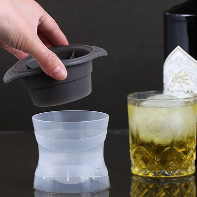 Silicone Ice Cube Mold DIY Ice Ball Round Mould For Cocktail Whiskey Drink Bar Kitchen Supplies Ice Maker Ice Cream Moulds