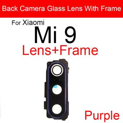【❂Hot On Sale❂】 nang20403736363 ภาพกรอบกล้องมองหลังเลนส์แก้วสำหรับ Xiaomi Mi Cc9 Mi 9 Mi 9se Mi 9 A3 Lite Main ด้านหลังหลักกระเป๋าใส่กล้องภาพกรอบสติกเกอร์ซ่อมแซม