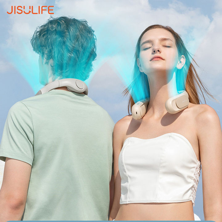 jisulife-fa35-pro-neck-fan-พัดลมไร้สายแบบคล้องคอ-ปรับระดับความแรงได้-4-ระดับ-รับประกัน-1-ปี