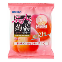 Orihiro Peach โอริฮิโระ คอนยัค เจลลี่ บุกผสมน้ำพีช 120กรัม