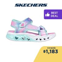 Skechers สเก็ตเชอร์ส รองเท้าแตะเด็กผู้หญิง Girls Flutter Hearts Sandals - 303105L-TQMT Lights