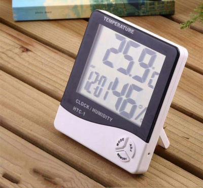 HTC-1 เครื่องวัดอุณหภูมิและความชื้น แบบดิจิตอลThermometer &amp; Hydrometer