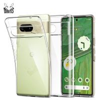 เคสฝาหลังโปร่งใสกันกระแทกใส,สำหรับ Google Pixel 7แอมป์7โปรนิ่ม TPU คริสตัลเคสมือถือซิลิโคนใส