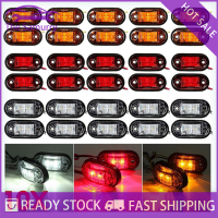 Samurry ✨Hot Sale✨ Car 10X Universal 12V / 24V 2หลอดไฟ LED ด้านข้างสำหรับรถยนต์รถบรรทุกรถพ่วง