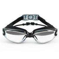 Hd swimming goggles big box waterproof anti-fog glasses professional caps swimming goggles diving suit both men and women