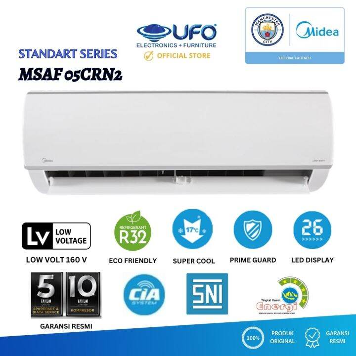 ac midea 0 5 pk