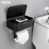 MICCK Bathroom Toilet Paper Holder Stainless Steel Tissue Hanger Wall-Mount Roll Paper Shelf For Toilet Bathroom Accessories Toilet Roll Holders