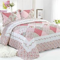 Cotton Quilt Bedspread Set Patchwork Quilted Duvet Blanket American Coverlet Cubrecam Bed Cover Colcha Fashion Bedding Sets