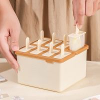 hot【cw】 Popsicle ice cream mold with lid cube box Homemade tools