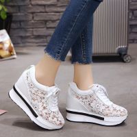 ✲✉  New Breathable Sneakers Shoes Woman Platform Wedge