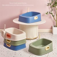 1Pcs Toilet Bedpan Excrement Training Sand Litter Box 1 Set Anti-Splash Dog Toilet Cat Dog Tray with Scoop Cat Litter Box